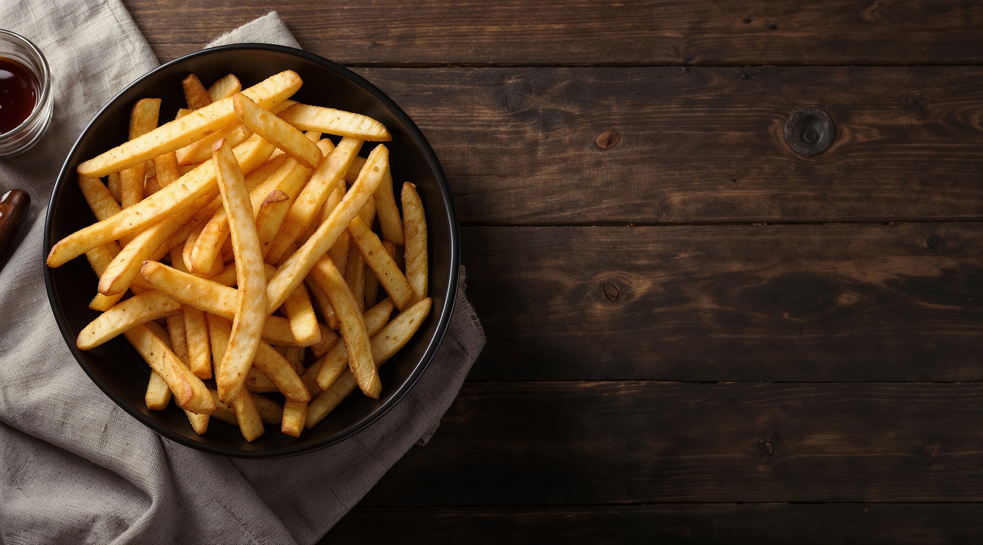 Pommes aus der Heißluftfritteuse